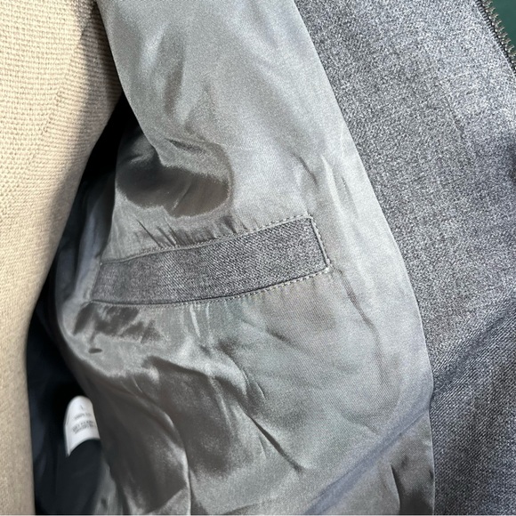 Tumi Men’s Gray Wool Zip Front Lined Jacket Made in Peru Size Large EUC - Picture 9 of 14